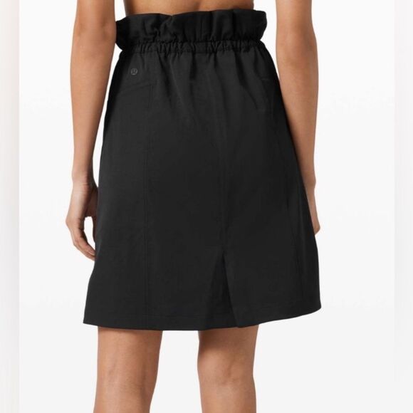 LULULEMON Skirt Women 6 Trip Taker Pocket Black High Rise‎ - Picture 2 of 7
